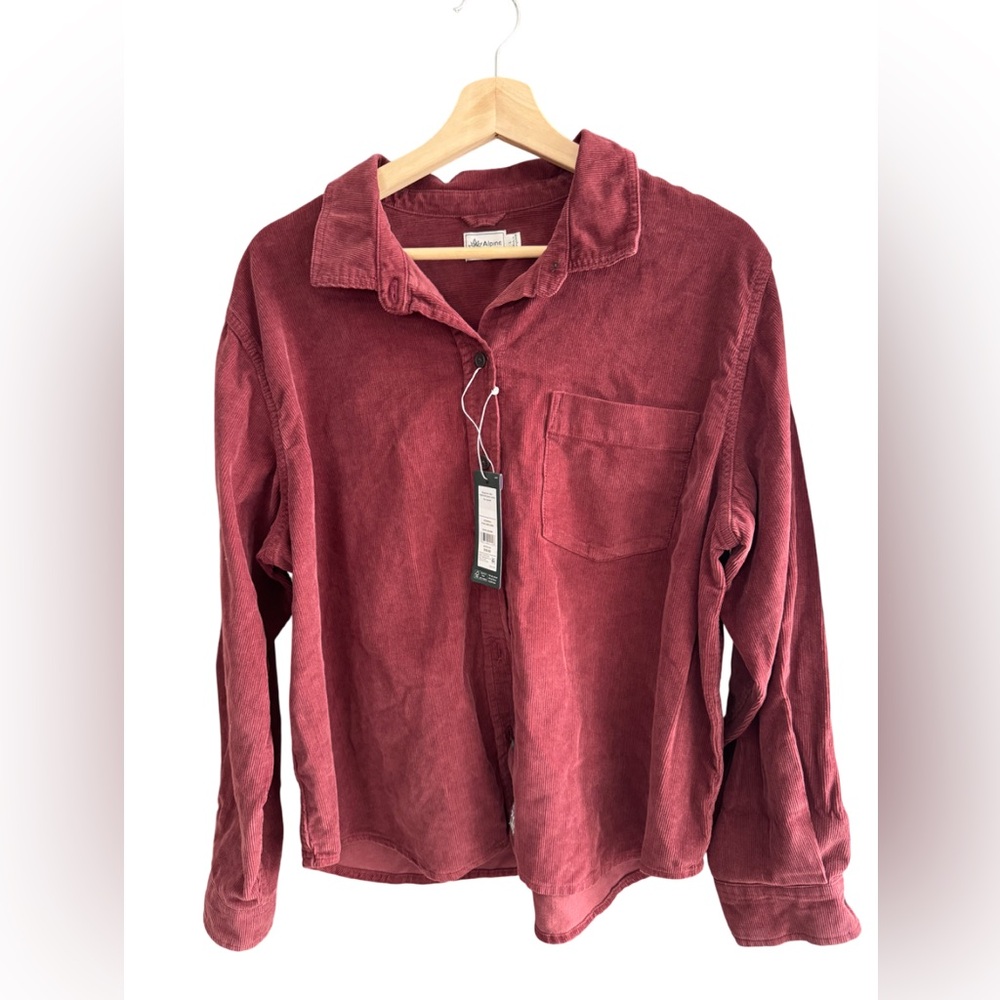 ALPINE DESIGN ' CORD SHIRT ' WOMENS ' RELAXED FIT - 100% COTTON ' PRE-WASHED